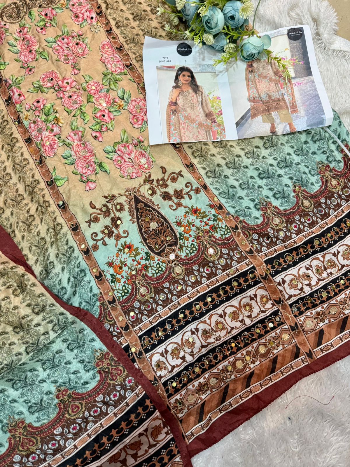 Premium Ethnic Wear |Pakistani style - Semi Stitched