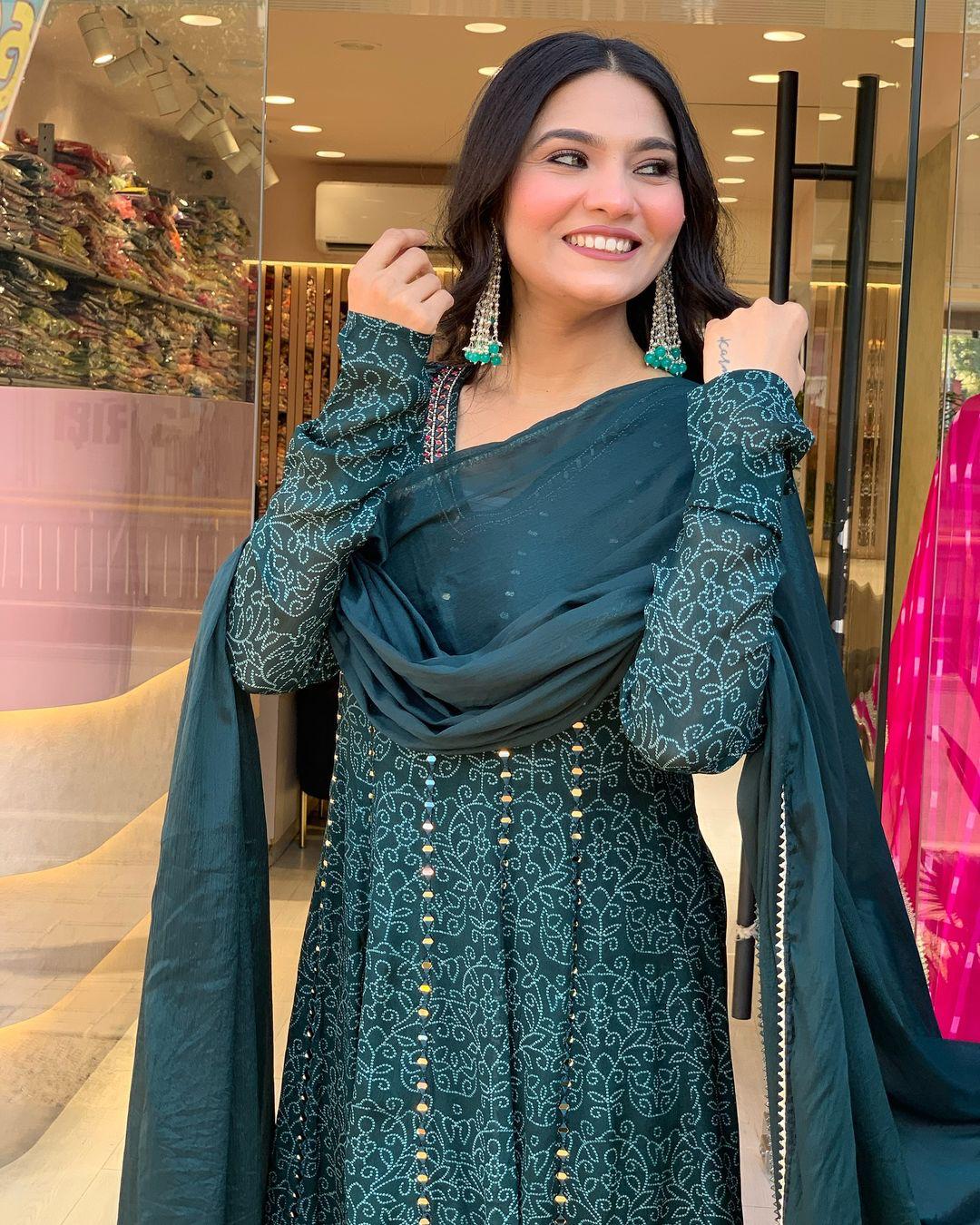 Premium Masleen Cotton Embroidery Kurti with Sephon Dupatta – AL