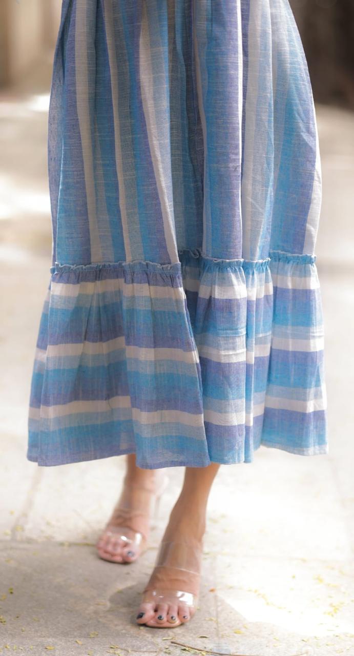 Premium South Cotton A-Line Midi Kurta | Comfort & Style Perfected (KF)