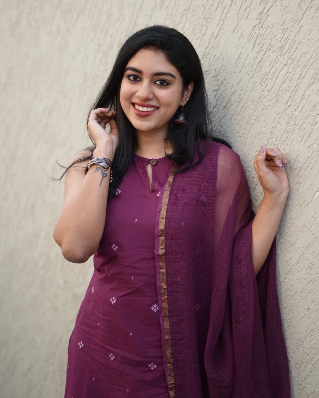COTTON KURTI PANT WITH KOTADORIYA DUPATTA KF