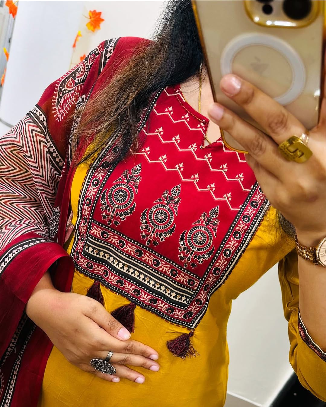 SUIT WITH EMBROIDERY & DUPATTA KF