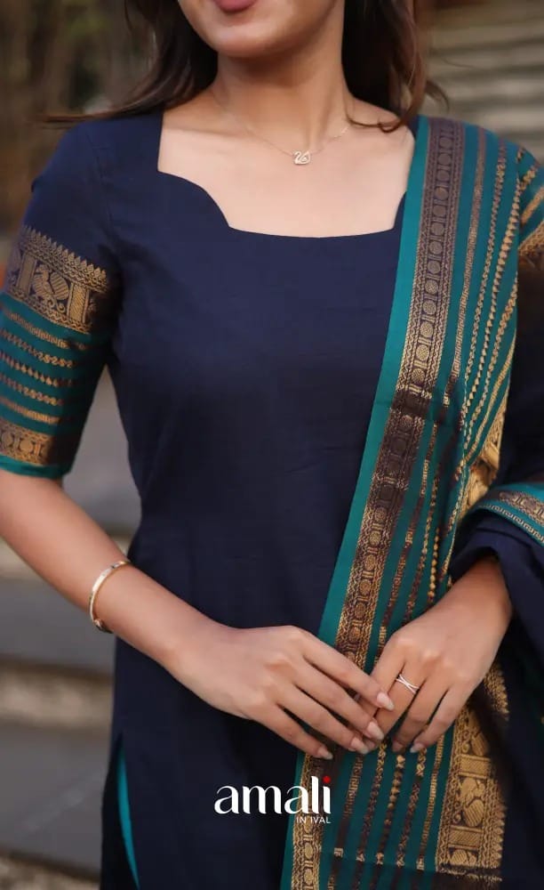 NEW ARRIVALS – Amali Kanchi Cotton Suit Set|KF