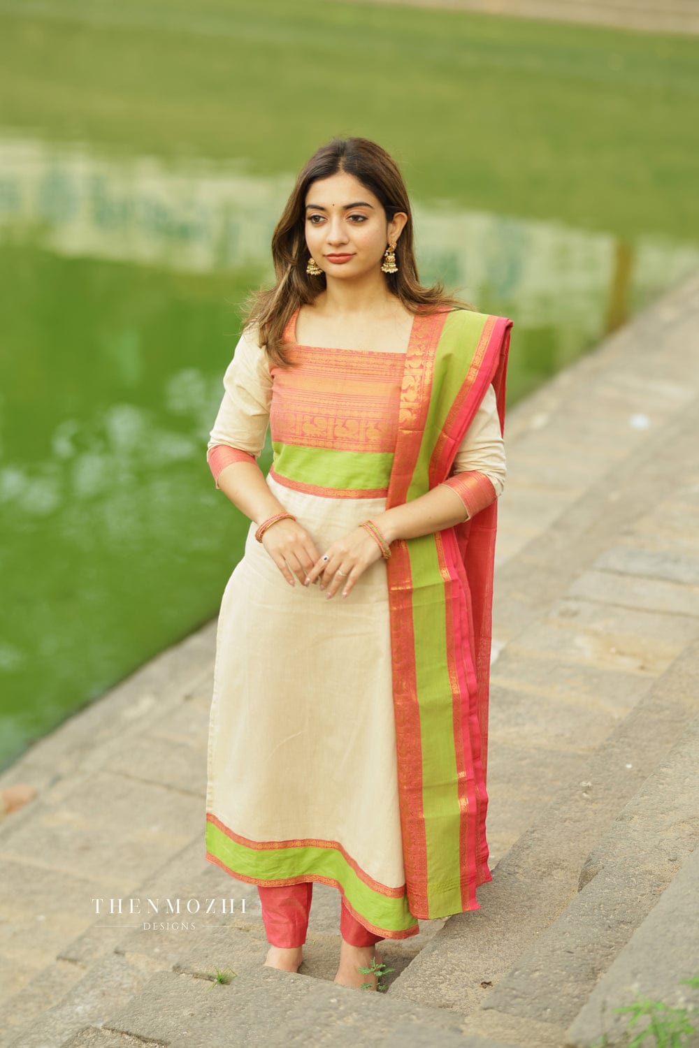 NEW ARRIVALS – Onam Special Kanchi Cotton Suit Set|KF