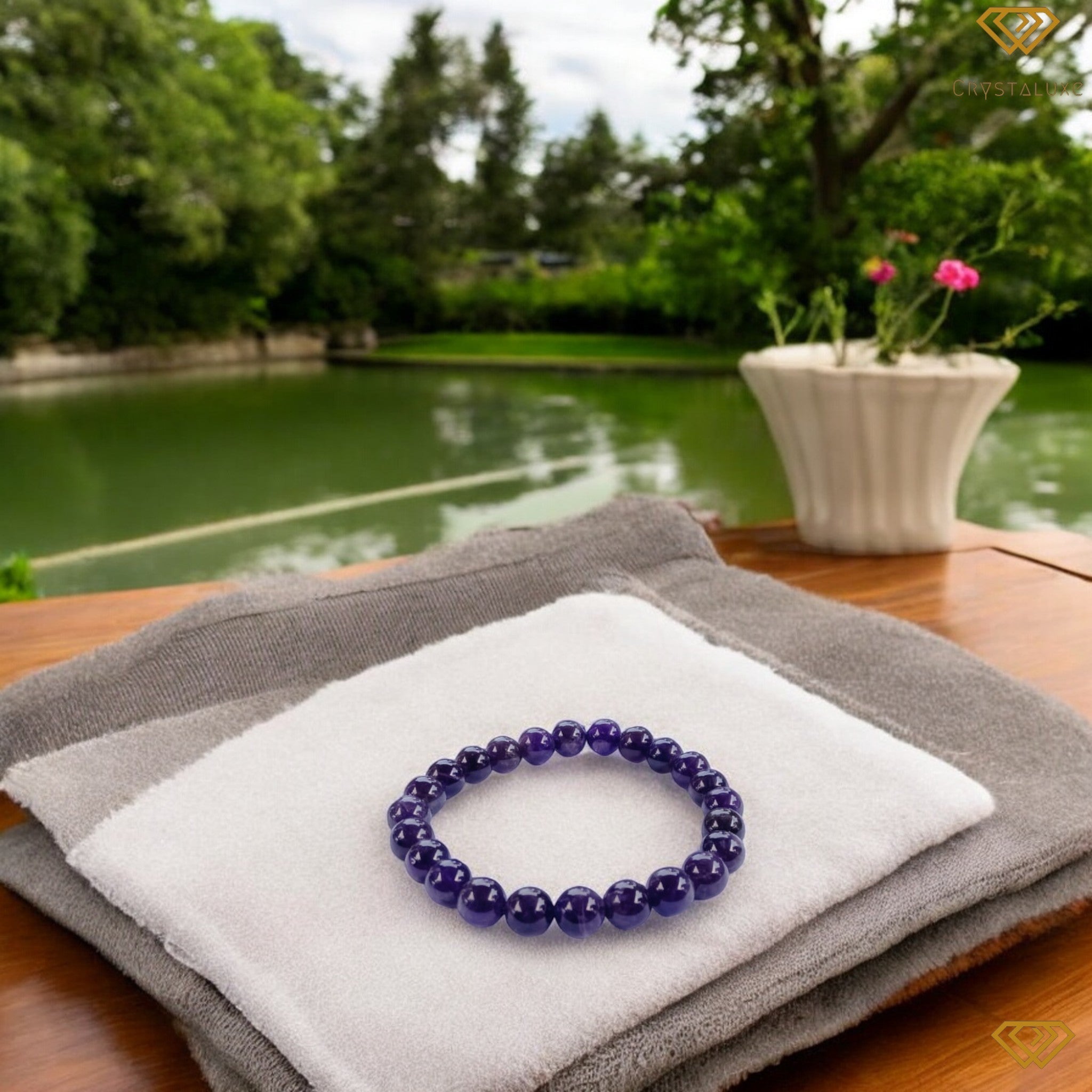 Certified Amethyst Bracelet