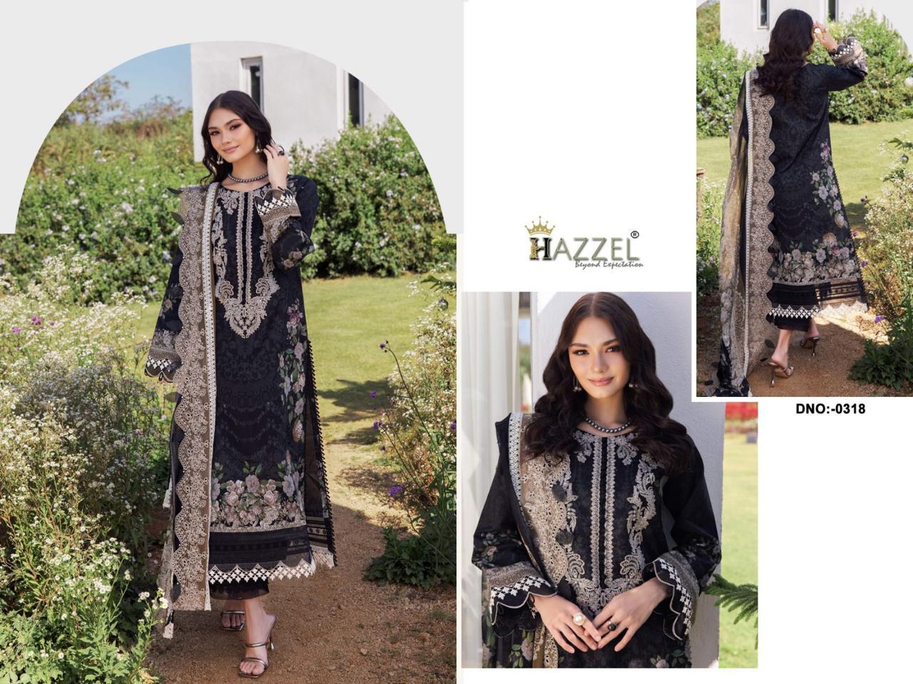 HAZZEL®️ – FIRDOUS & AYZEAL - Semi Stitched