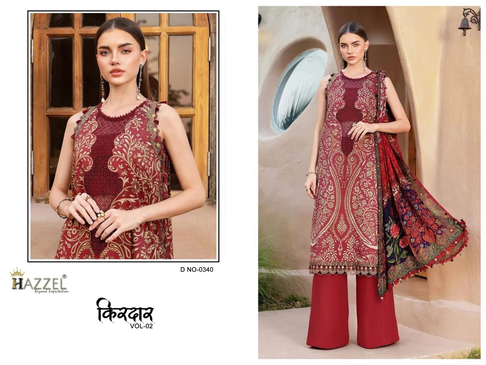 HAZZEL® – Luxury Lawn Edition- Semi stiched