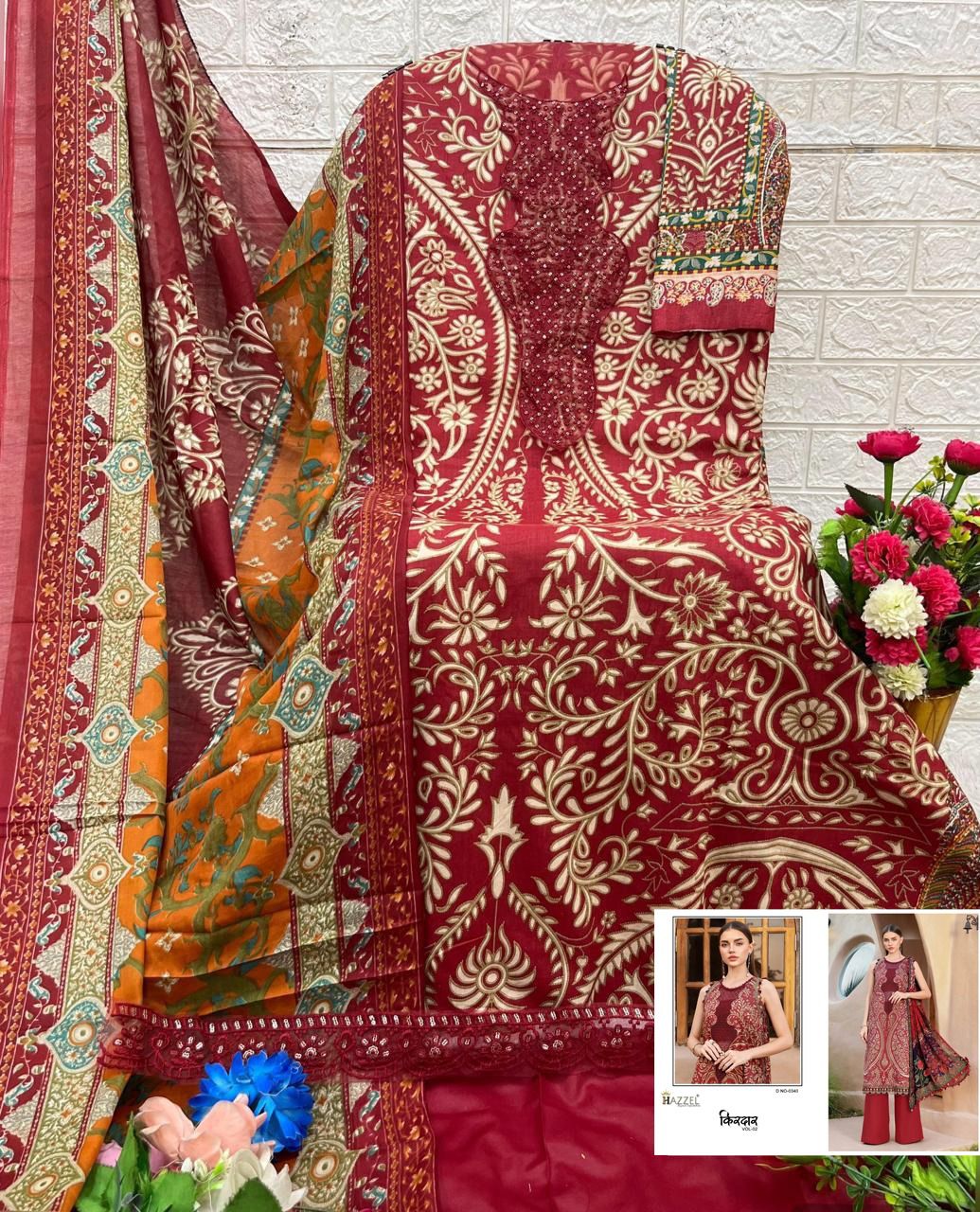 HAZZEL® – Luxury Lawn Edition- Semi stiched