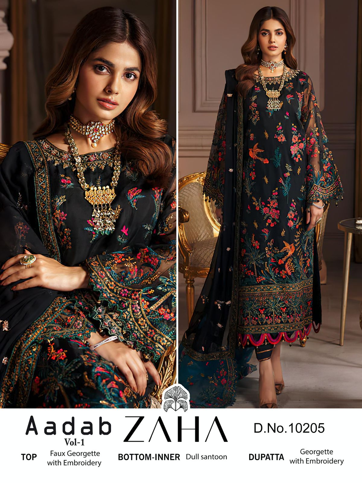 Premium luxury Pakistan Suit |  ( Semi stitched )