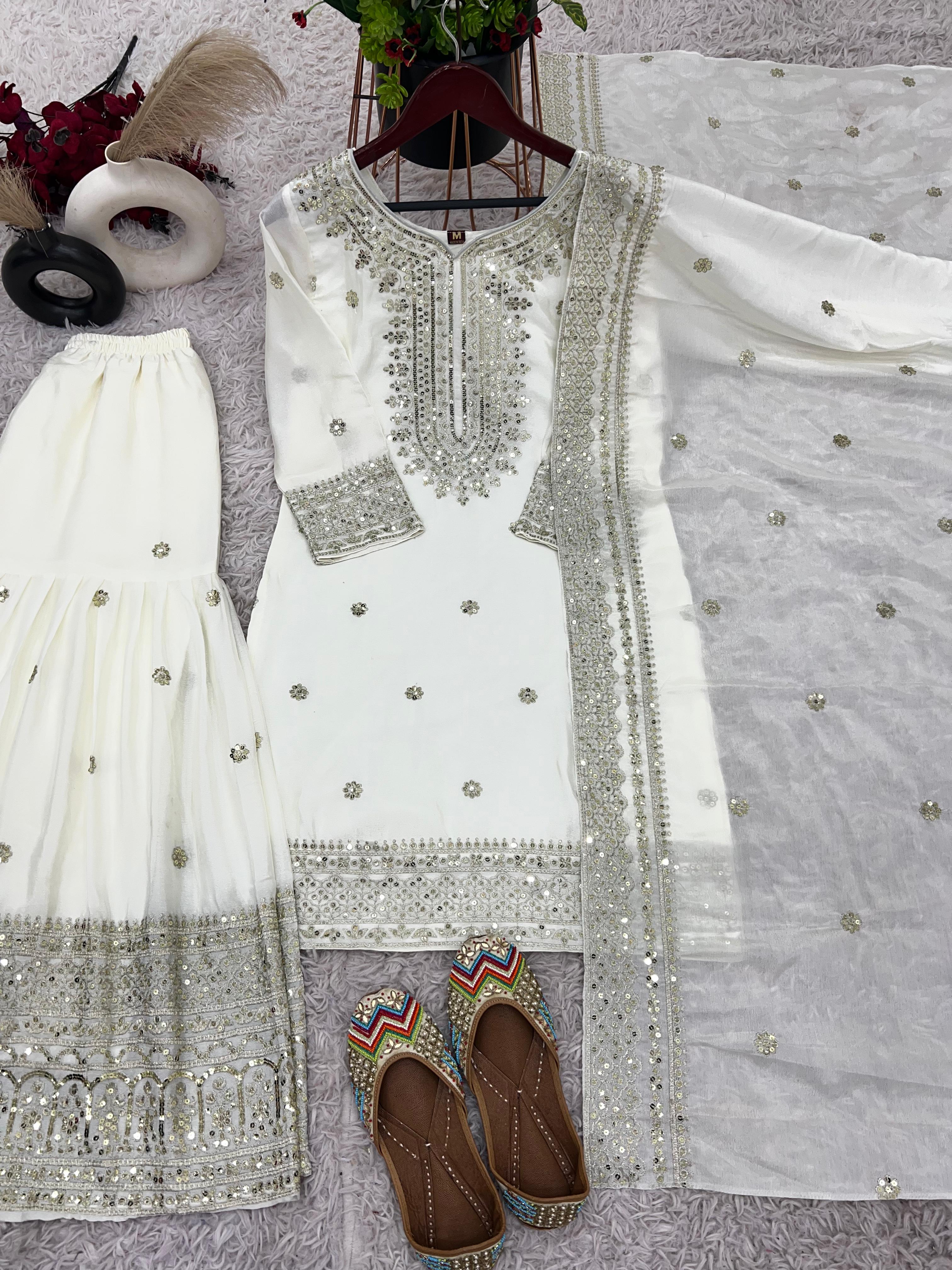 Embroidered Sharara Set | Ready-to-Wear Elegance