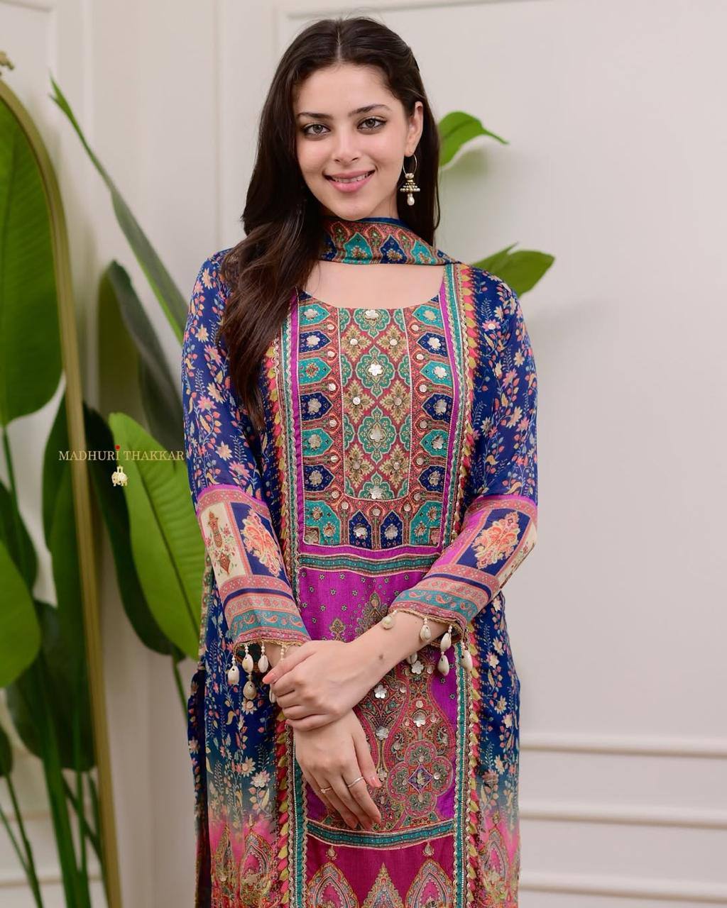 Kurti Set with Ston Work – Celebrate Tradition in Style! AL✨