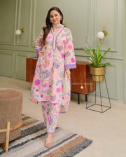 Elegant A-Line Kurta with Matching Pants & Dupatta | AL ✨
