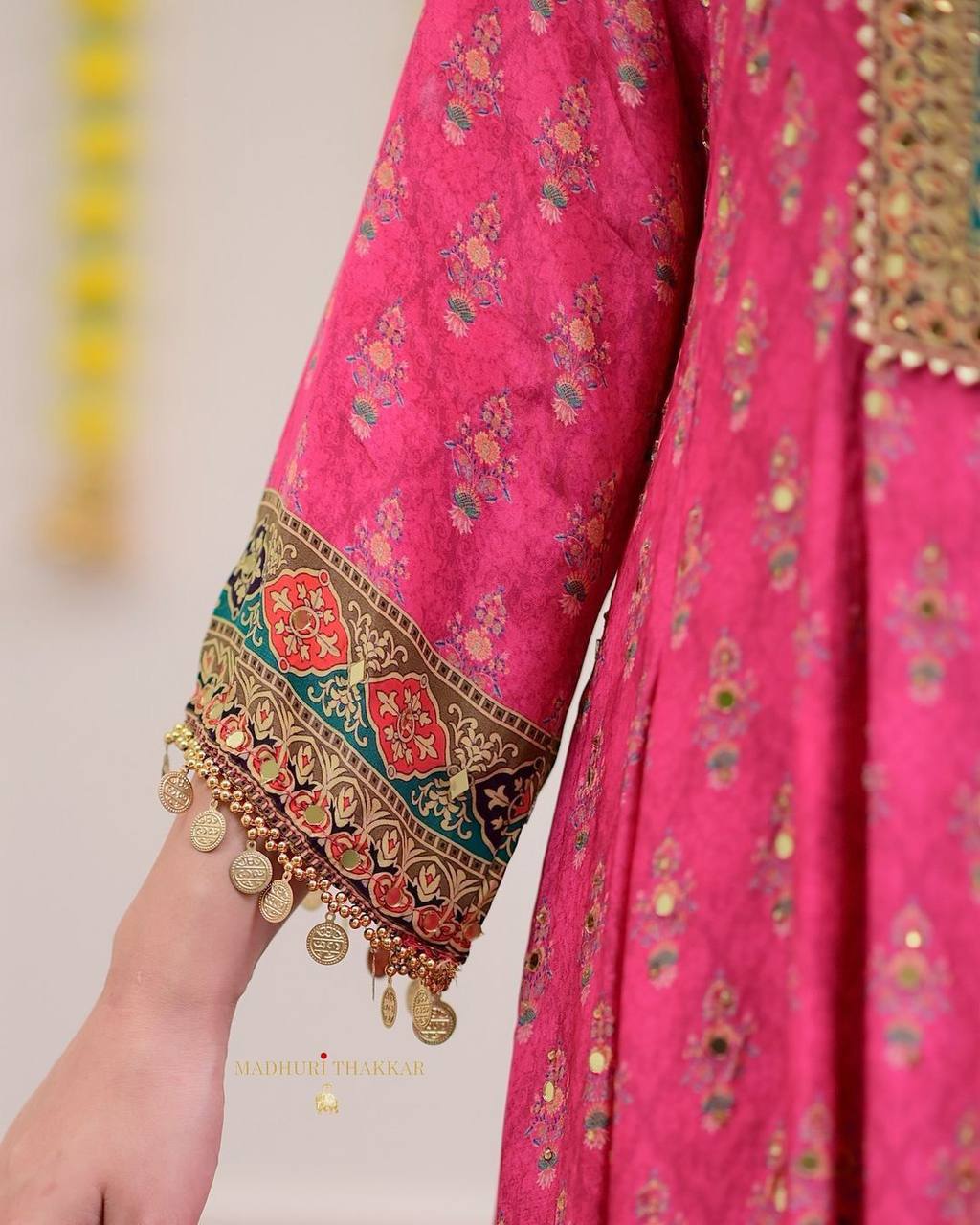 Chinon Embroidered Kurta Set with Dupatta – AL