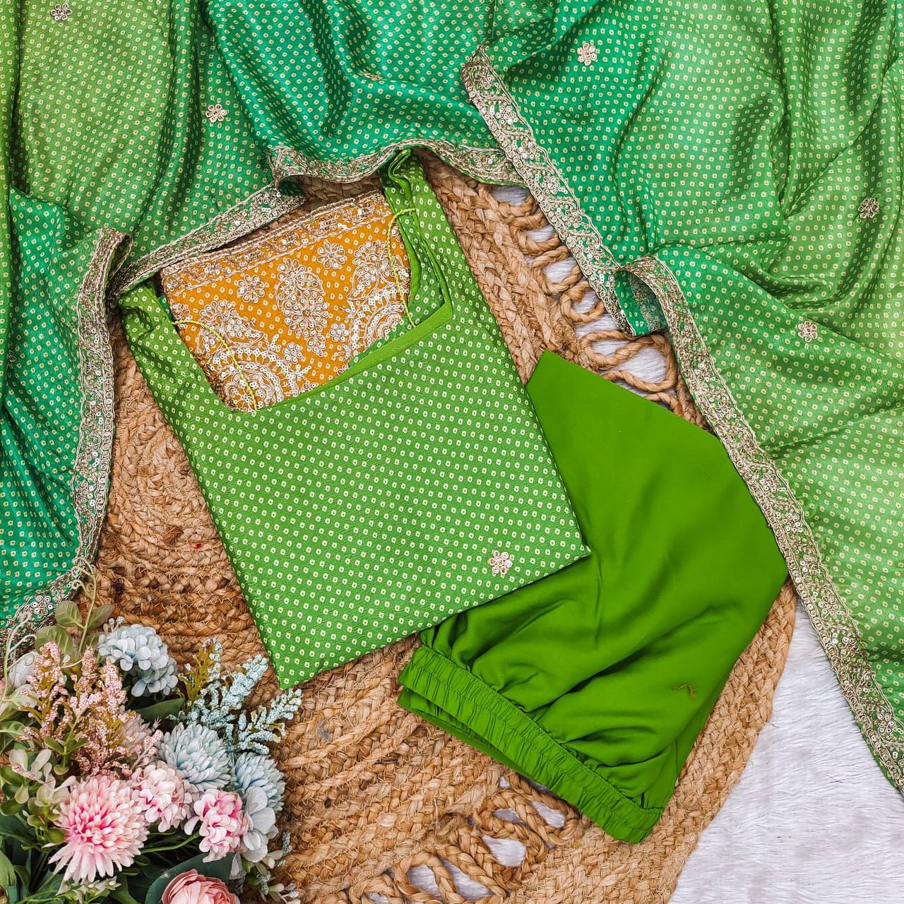 Straight Suit Set – Festive Elegance AL