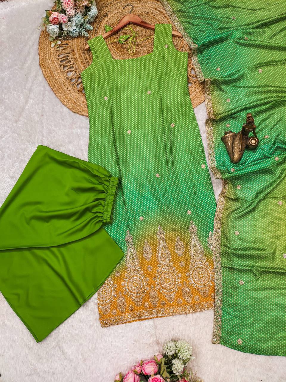 Straight Suit Set – Festive Elegance AL
