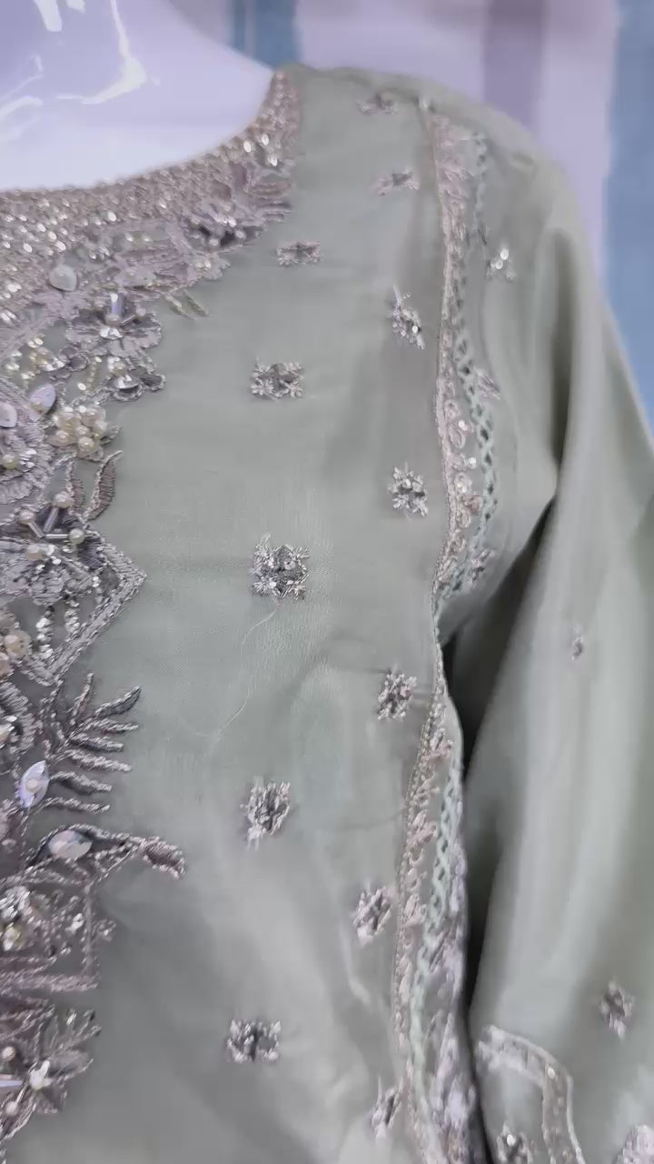 Load video: Premium Readymade Pakistani-Inspired Suit
