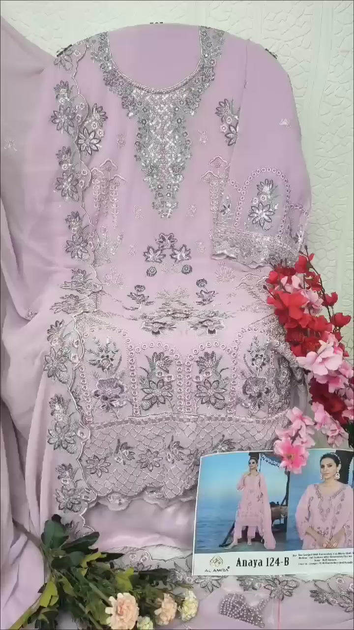 Load video: Limited Edition Festive Suit (Semi-Stitched)