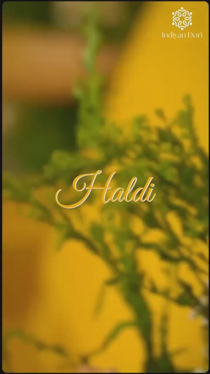 Load video: Vibrant Yellow–Red Ombre Embroidered Kurta Set | Festive Special AL