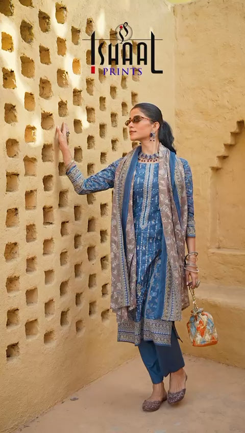 Load video: Luxury Lawn 2025 Collection 🌸 ✨ Pure Comfort Meets Timeless Embroidery ✨
