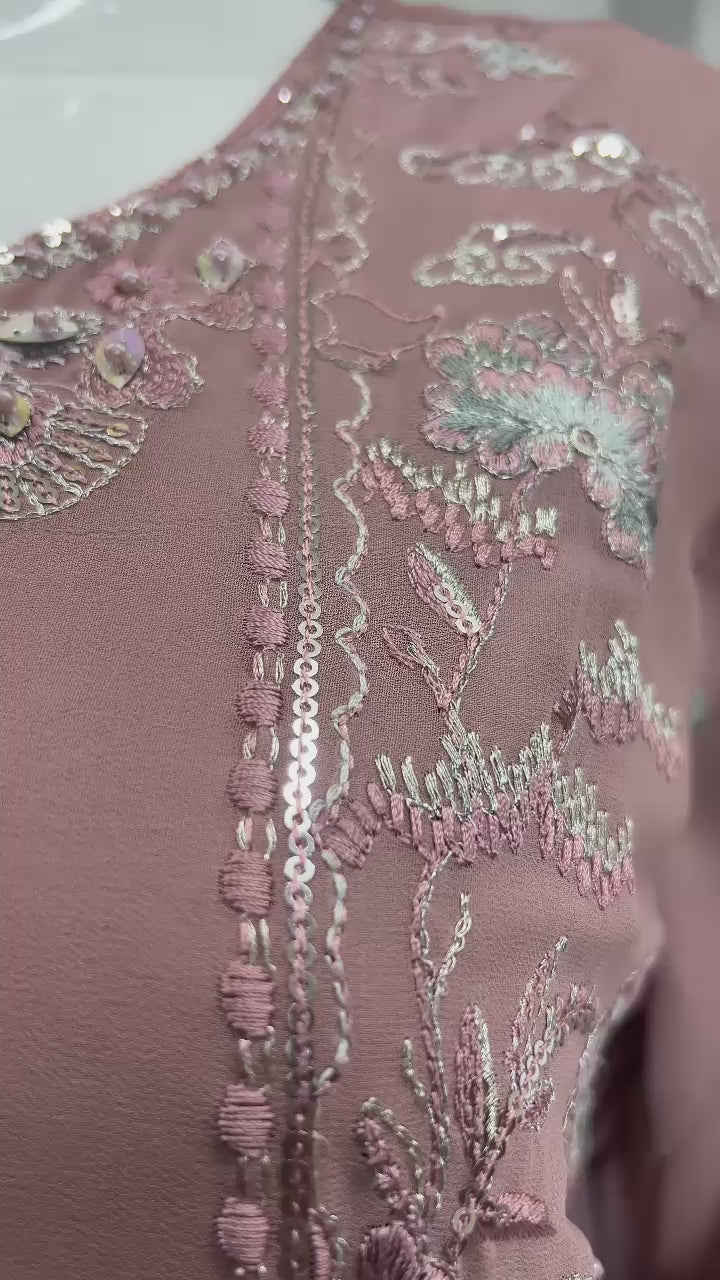 Load video: Readymade Designer Suit | Handworked Elegance