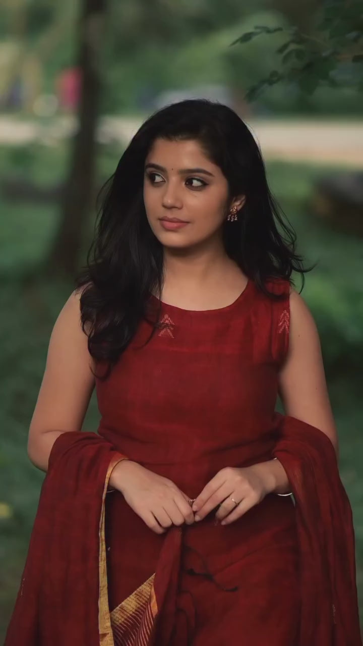 Load video: KURTI WITH LINEN DUPATTA EXCLUSIVE STYLE KF